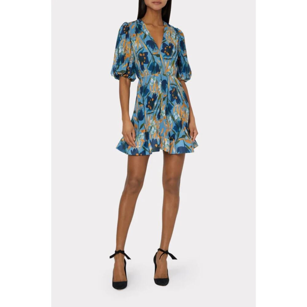 Floral Blue Dress